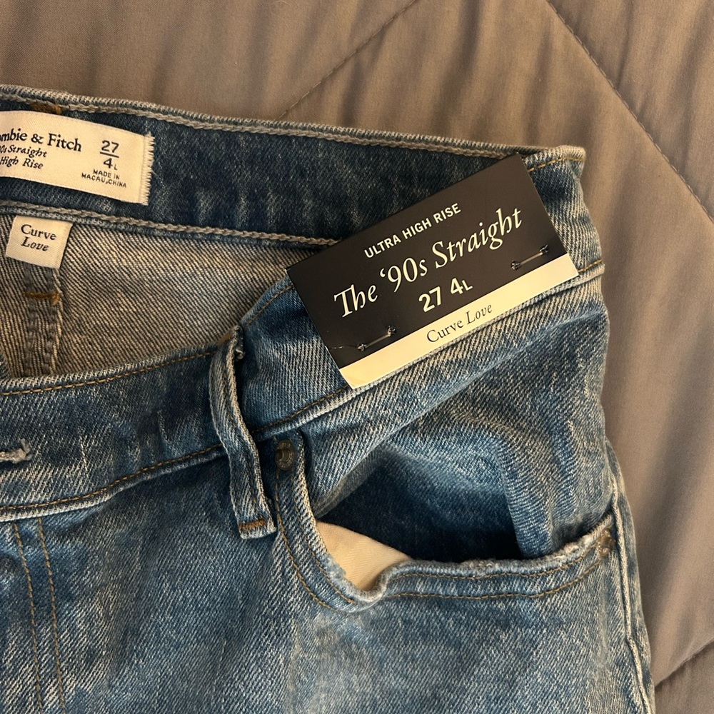 Abercrombie & Fitch Blue Denim Jeans - Picture 1 of 5
